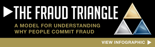 fraud triangle infographic